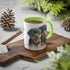 Rottweiler Pupies - Color Accent Mugs, 11oz